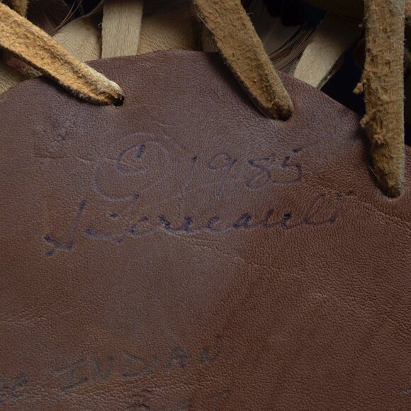 Custom Wall Hanging | Handcrafted Leather & Feather Floral Wall Art Duo - Picture 11 of 12